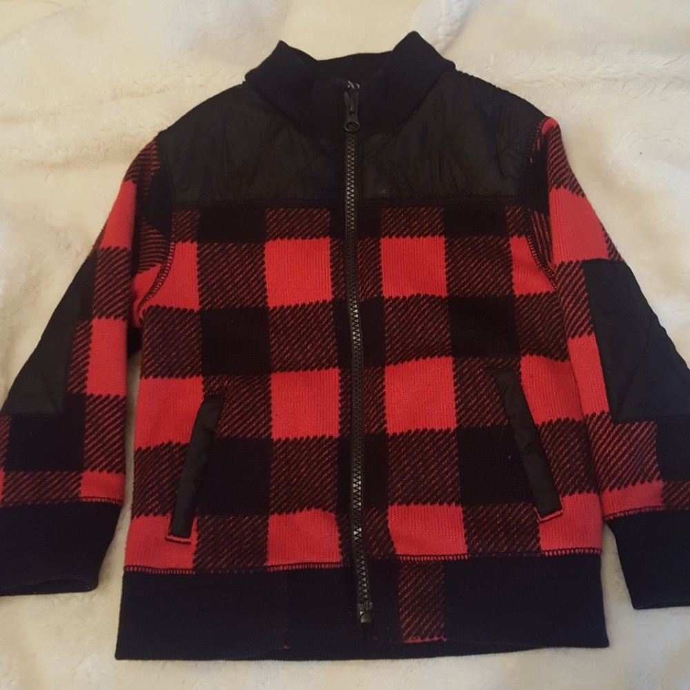 Gap Buffalo Plaid Full Zip Jacket